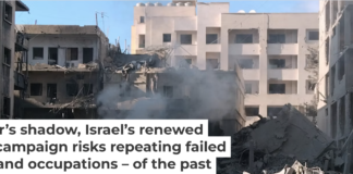 Buildings destroyed in Israeli airstrikes are seen in the southern port city of Tyre, Lebanon, on May 31, 2026. AP Photo